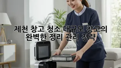 제천 창고 청소: 대규모 창고의 완벽한 정리, 관리 전략