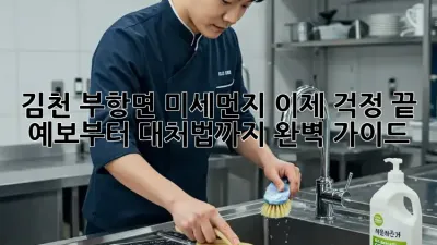 김천 부항면 미세먼지, 이제 걱정 끝! 예보부터 대처법까지 완벽 가이드