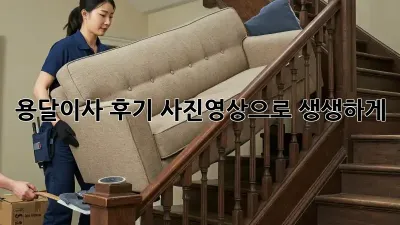 용달이사 후기, 사진&영상으로 생생하게!