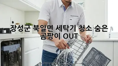 장성군 북일면 세탁기 청소🧼 숨은 곰팡이 OUT! ✨