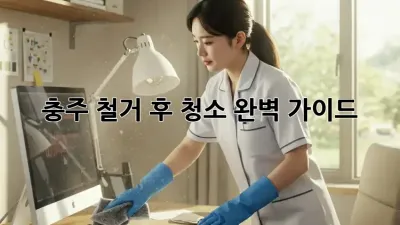 충주 철거 후 청소 완벽 가이드