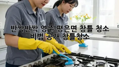 반짝반짝✨ 영주 평은면 창틀 청소 비법 공개! #창틀청소