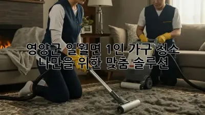 🧹 영양군 일월면 1인 가구 청소, 나만을 위한 맞춤 솔루션! 🏡✨