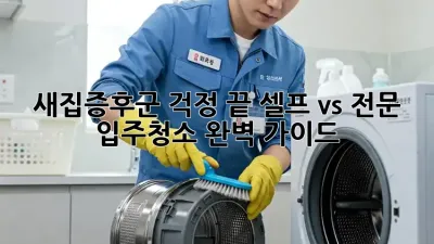 새집증후군 걱정 끝! 셀프 vs 전문 입주청소 완벽 가이드