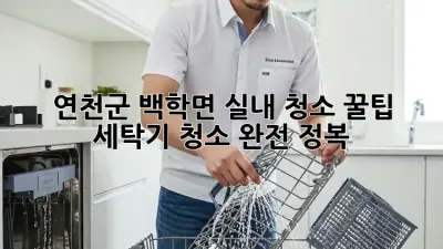 연천군 백학면 실내 청소 꿀팁 🏡✨ 세탁기 청소 완전 정복!