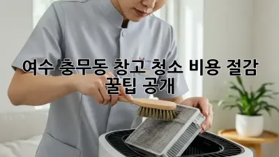 여수 충무동 창고 청소🧹, 비용 절감 꿀팁 공개!✨