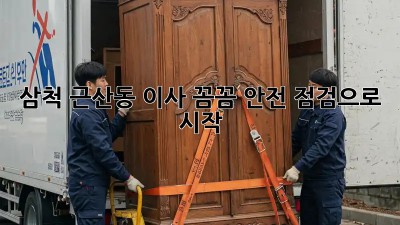 #삼척 #근산동 이사, 꼼꼼 안전 점검으로 시작! 📦
