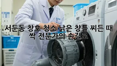 ✨서둔동 창호 청소✨ 낡은 창틀, 찌든 때 싹! 전문가의 손길로✨
