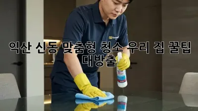 익산 신동 맞춤형 청소🧹✨: 우리 집✨ 꿀팁 대방출🍯