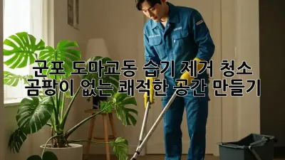 군포 도마교동 습기 제거 청소: 곰팡이 없는 쾌적한 공간 만들기