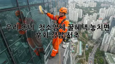 우리 동네 ✨ 청소업체 꿀혜택🍯 놓치면 후회! #강남 #서초