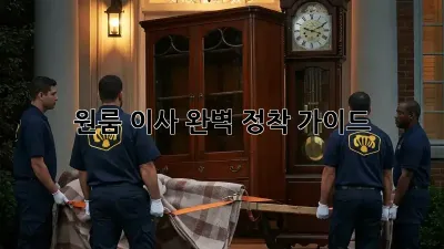 원룸 이사, 완벽 정착 가이드!