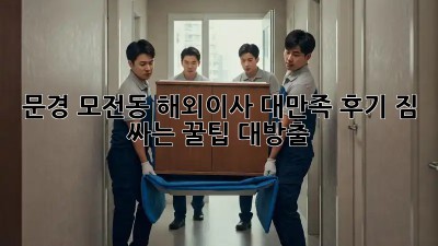 문경 모전동 해외이사 대만족 후기! 짐 싸는 꿀팁 대방출📦✈️