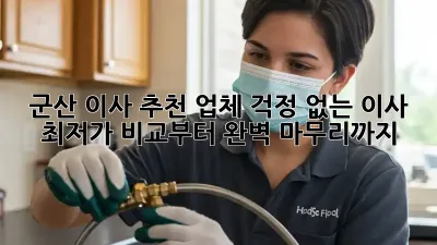 군산 이사 추천 업체: 걱정 없는 이사, 최저가 비교부터 완벽 마무리까지!