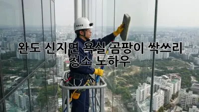 완도 신지면🏡 욕실 곰팡이 싹쓰리 청소 노하우✨