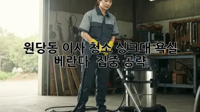 원당동 이사 청소🧹 싱크대, 욕실, 베란다 ✨ 집중 공략!