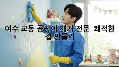 여수 교동 곰팡이 제거 전문, 🏡 쾌적한 집 만들기!