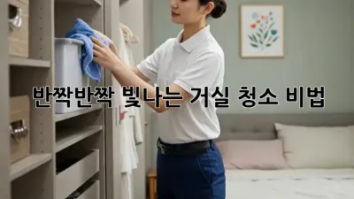 ✨반짝반짝 빛나는 거실 청소 비법✨