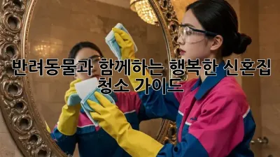 반려동물과 함께하는 행복한 신혼집 청소 가이드