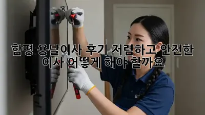 함평 용달이사 후기: 저렴하고 안전한 이사, 어떻게 해야 할까요?