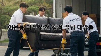 #어은동 이사 안전 점검🚨: 꿀팁 대방출🍯