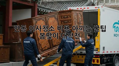 안동 이사청소🧹 비용 아끼는 꿀팁! ✨ 봄맞이 대작전