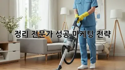 정리 전문가 성공 마케팅 전략