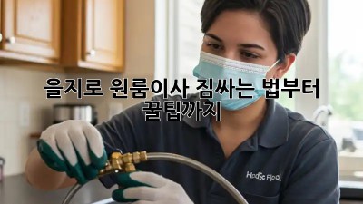 을지로 원룸이사, 짐싸는 법부터 꿀팁까지🍯