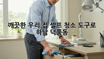 깨끗한 우리 집, 셀프 청소 도구로 ✨ (하남 덕풍동)