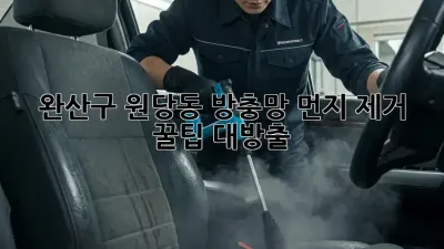 완산구 원당동 방충망 먼지 제거 ✨ 꿀팁 대방출!