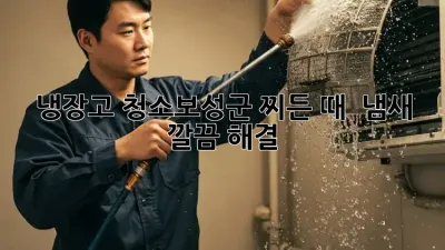 냉장고 청소✨보성군🏡 찌든 때 & 냄새, 깔끔 해결!