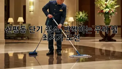 ✨신평동 단기 청소, ✨ 반짝이는 우리 집 ✨ (최저가 도전!)