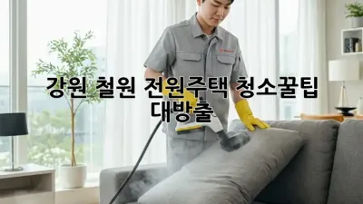 강원 철원 전원주택 청소🧹✨꿀팁 대방출!