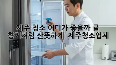 제주 청소, 어디가 좋을까? 귤 향기처럼 산뜻하게! 🍊 #제주청소업체