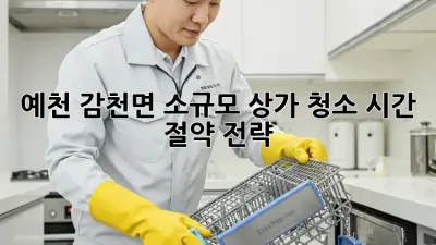 예천 감천면 소규모 상가 청소, 시간 절약 전략!
