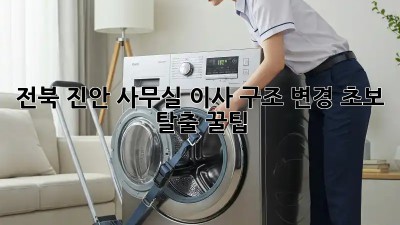 전북 진안 사무실 이사 구조 변경, 초보 탈출 꿀팁🍯
