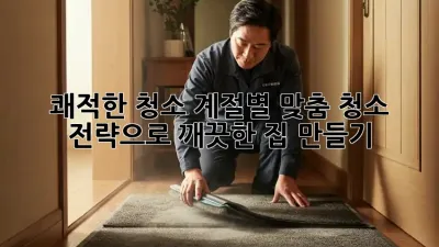 쾌적한 청소: 계절별 맞춤 청소 전략으로 깨끗한 집 만들기 ✨