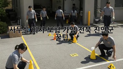 사무실 이사 보험 가입, 전북 진안군 꿀팁🍯