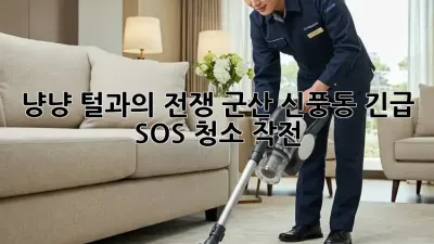 🐶 냥냥! 털과의 전쟁, 군산 신풍동 긴급 SOS 청소 작전! 🐾