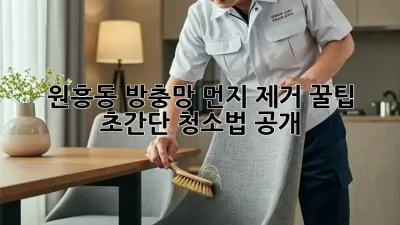 원흥동 방충망 먼지 제거 꿀팁🍯✨: 초간단 청소법 공개!