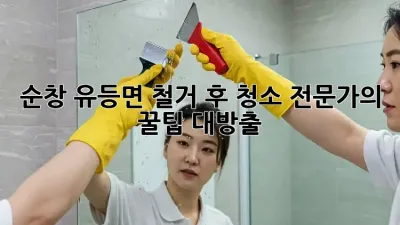 순창 유등면 철거 후 청소🧹 전문가의 꿀팁 대방출! ✨