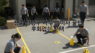 청주 상당구 사무실 이사 꿀팁🍯: 후회없는 선택!