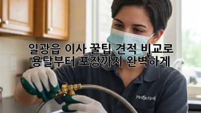 일광읍 이사 꿀팁🍯: 견적 비교로 용달부터 포장까지 완벽하게!