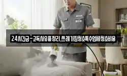 24시긴급-고독사유품정리,쓰레기집청소특수업체청소비용