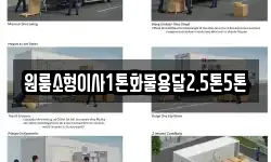 원룸소형이사1톤화물용달2.5톤5톤