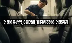 건물소독방역,수질검사,계단신주청소,건물관리