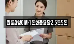 원룸소형이사1톤화물용달2.5톤5톤