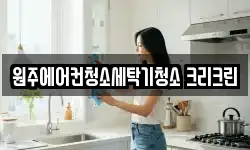 원주에어컨청소세탁기청소 크리크린