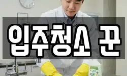 입주청소 꾼