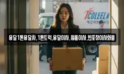 용달1톤용달차,1톤트럭,용달이사,원룸이사,반포장이사화물